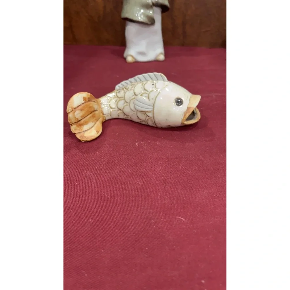 Decorative Fish with Open Mouth
